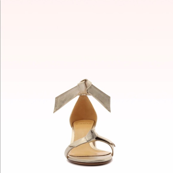 Alexandre Birman Metallic Clarita Block 60 Heels - Picture 5 of 7